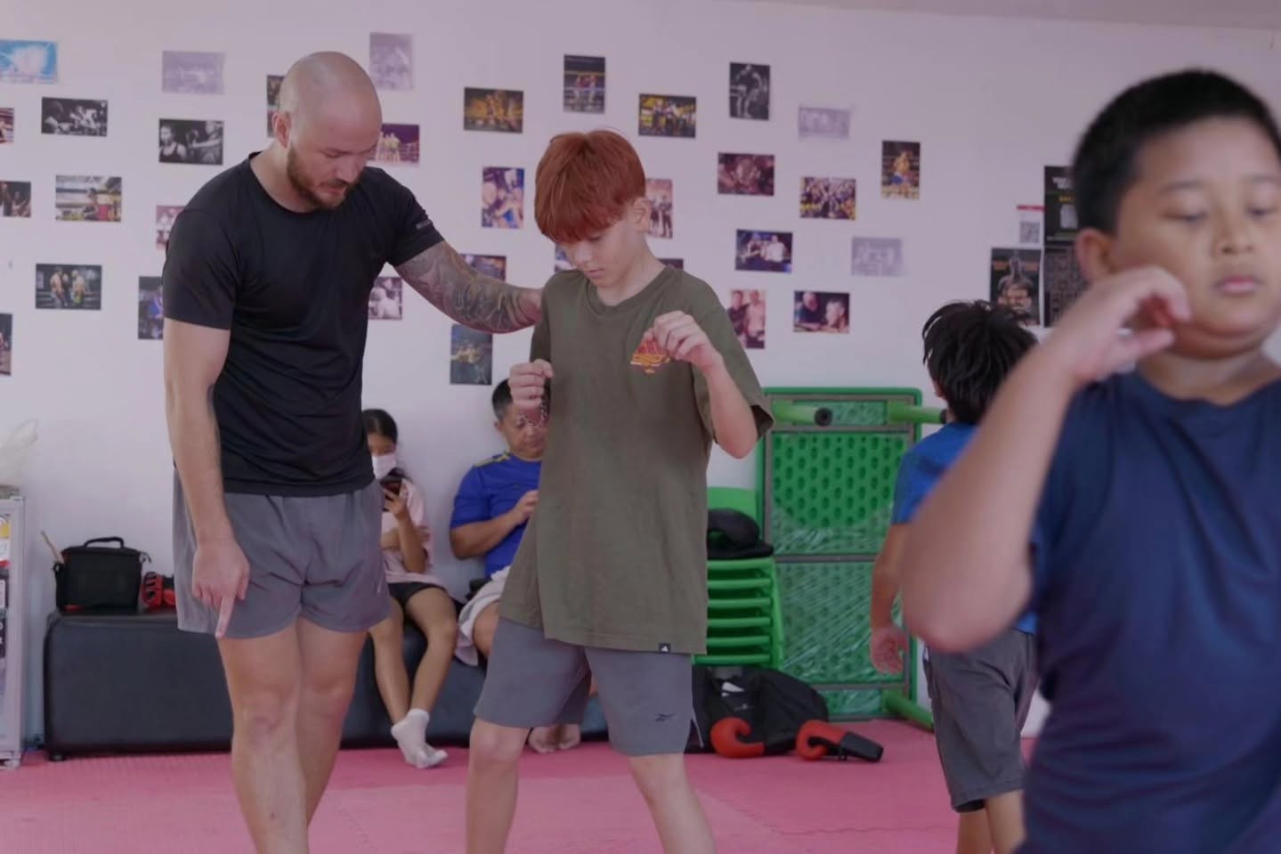 Youth boxing coaching