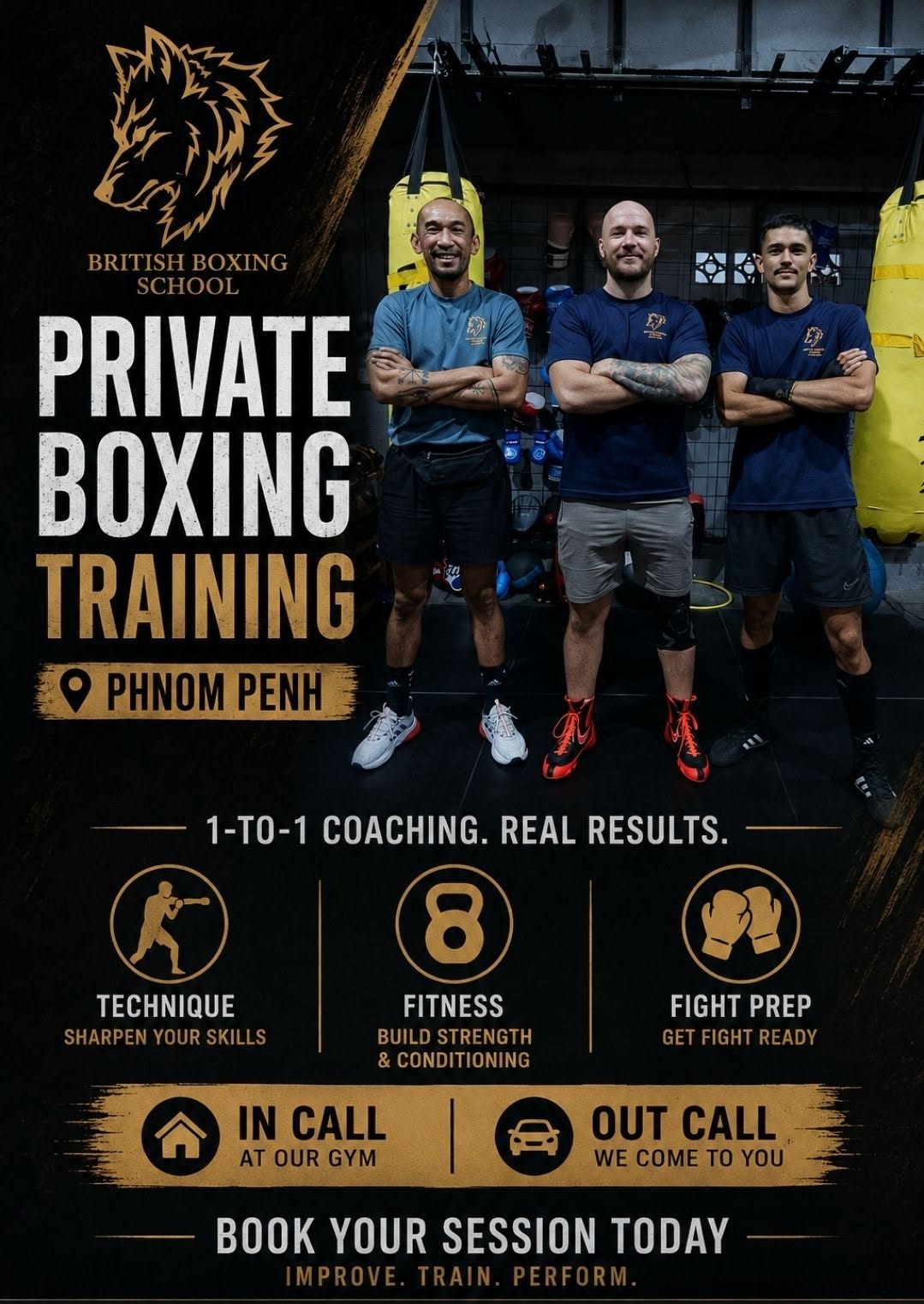 Private boxing training