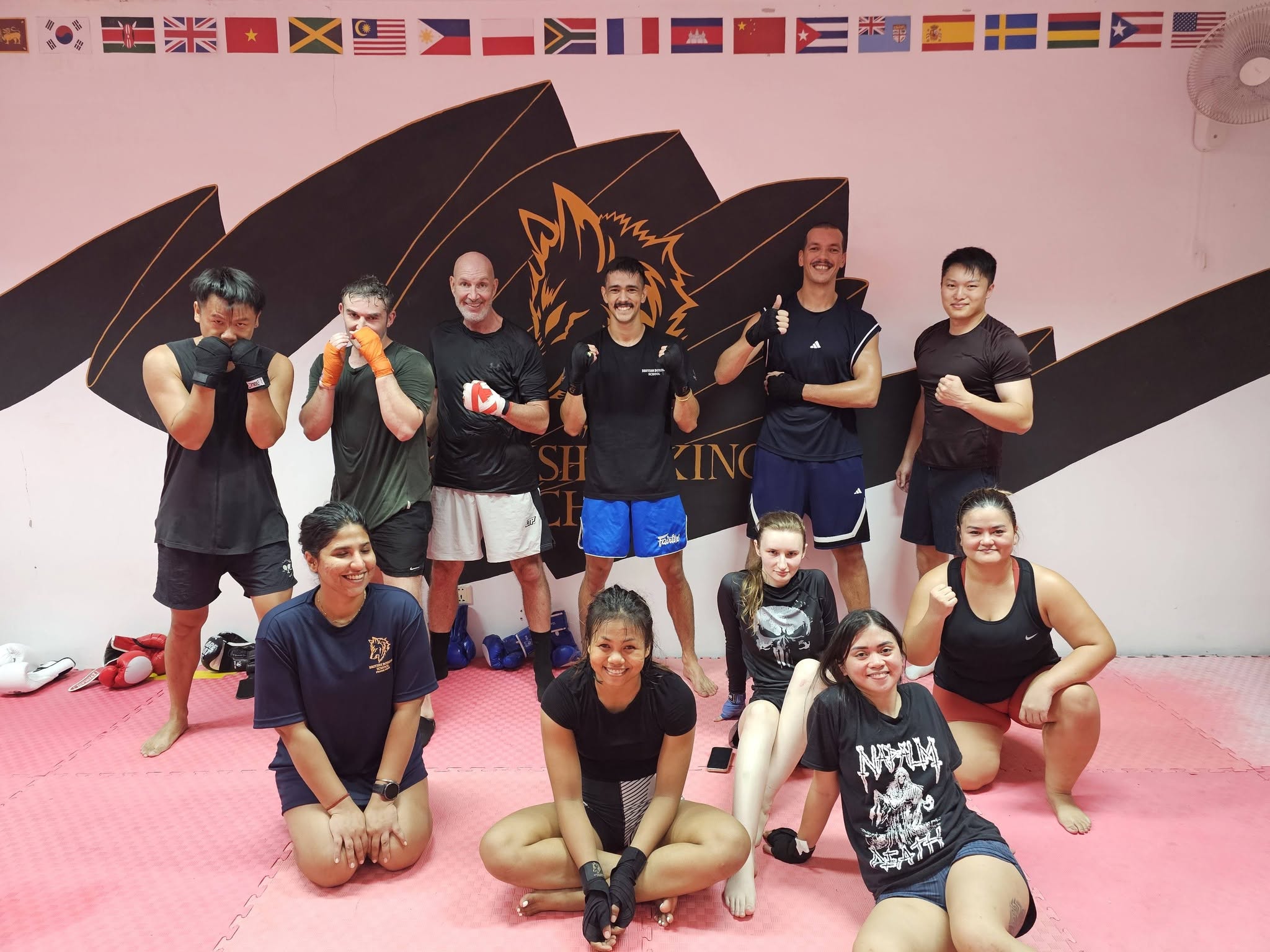 British Boxing School team