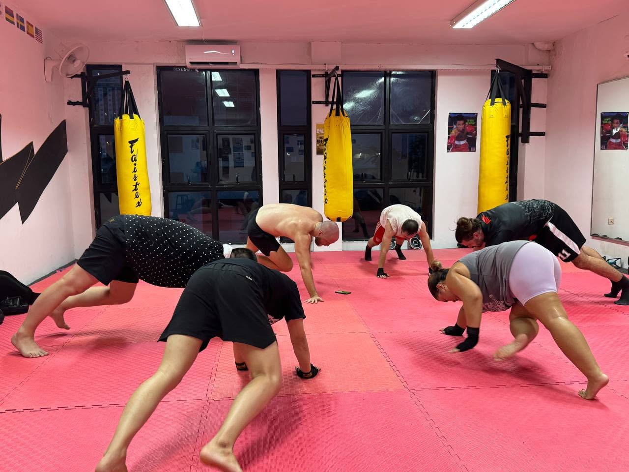 British Boxing School training